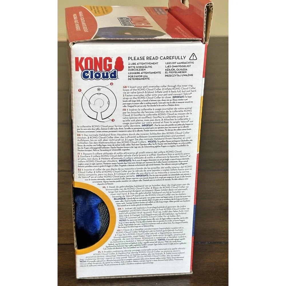 KONG Cloud Inflatable Protective Collar for Recovery - X-Large - Neck 20-25